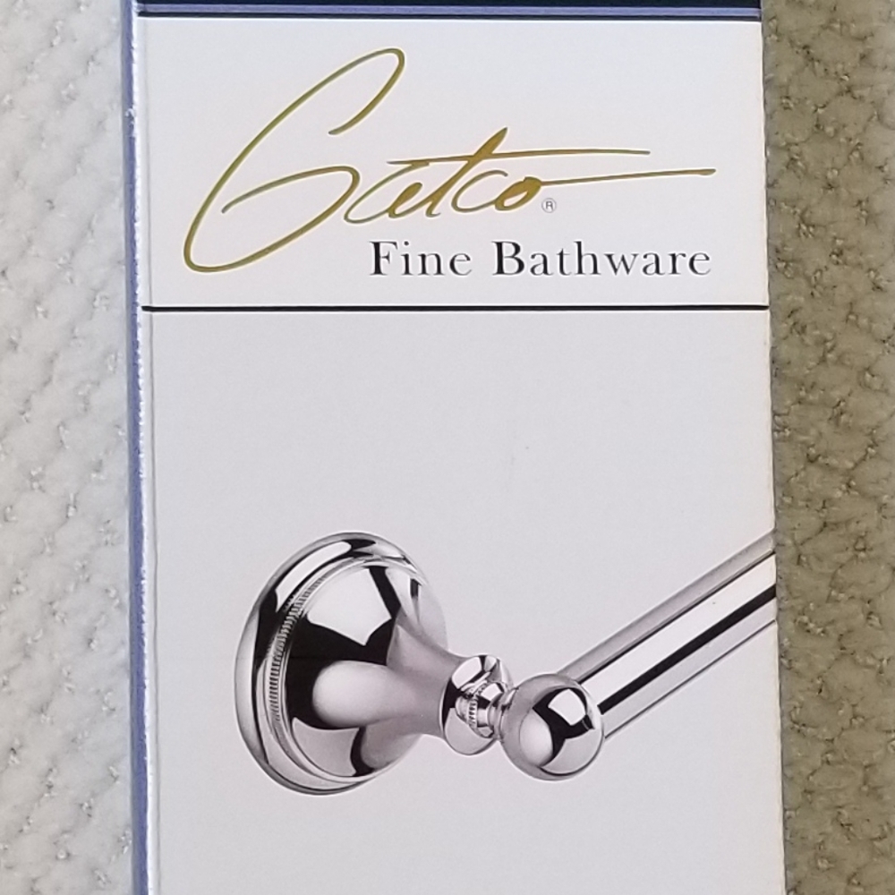 New-in-box Gatco Laurel Ave 18 in. Towel Bar in Polished Nickel. #4581